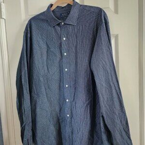 POLO RALPH LAUREN BUTTON DOWN DRESS SHIRT WITH GEOMETRIC PATTERN